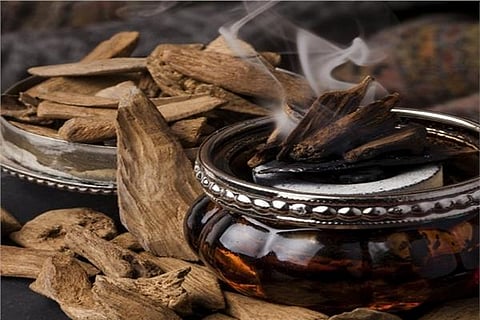أنواع فتعطر بالأندر.. انتعاشة بـ"سوق العود والبخور بالقصيم" قبيل العيد