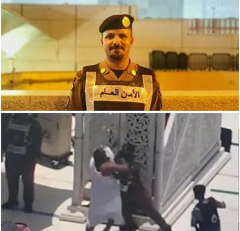 اسم برز في حادثة "مقتحم منبر الحرم".. صورة لـ "الزهراني" يرسمها شعر وإشادة