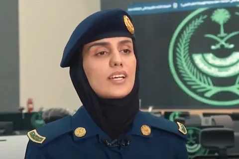 ظهور الجندية "عبير الراشد" يحصد إعجاب رواد مواقع التواصل