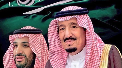 خادم الحرمين الشريفين الملك سلمان بن عبدالعزيز وولي العهد الأمير محمد بن سلمان -حفظهما الله-