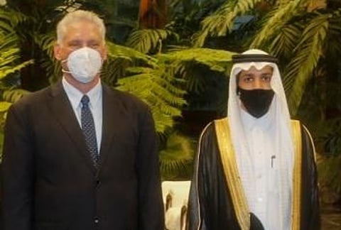 "الحربي" يقدّم أوراق اعتماده سفيرًا للمملكة إلى رئيس كوبا