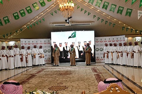 نزلاء سجن المباحث العامة بأبها يحتفلون باليوم الوطني 91