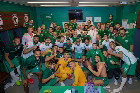 "الفيصل" يهنئ لاعبي الأخضر : صدارة مستحقة.. وخطوة مهمة نحو التأهل للمونديال