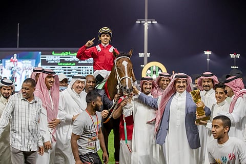 الجواد "سؤدد" للأمير فيصل بن خالد يخطف "كأس الاستخبارات العامة"