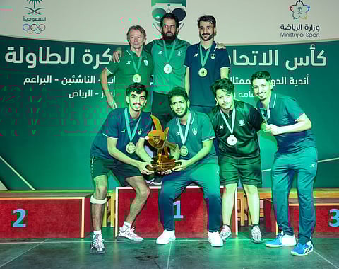 الاتحاد جاء ثانيًا.. الأهلي بطلًا لكأس الاتحاد السعودي لكرة الطاولة