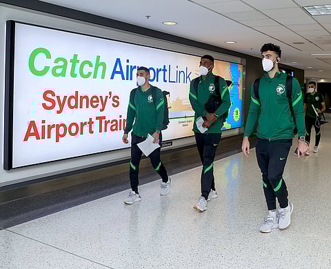 تحضيرًا لمواجهة أستراليا.. الأخضر يصل سيدني