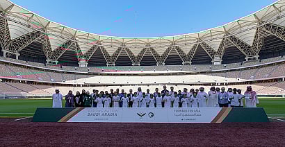 وفد الاتحاد الآسيوي يختتم جولته للاطلاع على مرافق ملف "السعودية 2027"