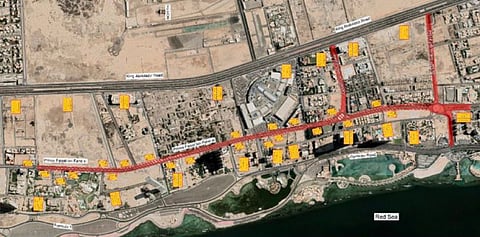 أمانة جدة والمرور يعلنان إغلاق طريق "فيصل بن فهد" للمتجهين