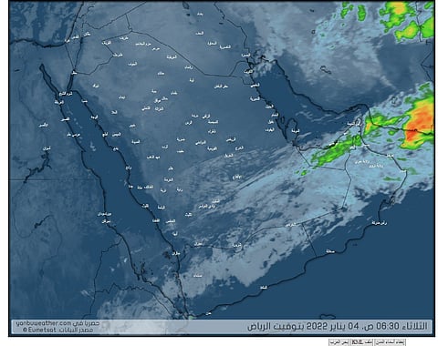 "الحصيني" يوضّح خريطة هطولات الأمطار.. اليوم