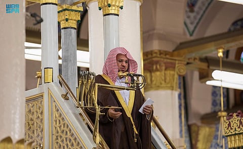 إمام المسجد النبوي يؤكد عظم سيرة النبي الكريم مع صغار الصحابة وشبابهم