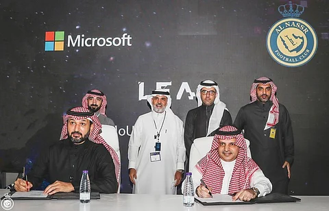 النصر يوقع شراكة مع "مايكروسوفت".. لتحقيق رؤية وزارة الرياضة في التحول وتحقيق الاستدامة