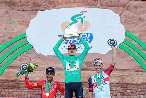 البلجيكي "مكسيم فان جيلز" يتوج بلقب سباق "طواف السعودية 2022"