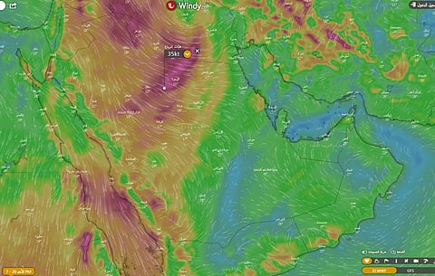 "خبير طقس": تسرُّب هواء بارد يكون سبباً في انخفاضٍ ملحوظٍ في درجات الحرارة