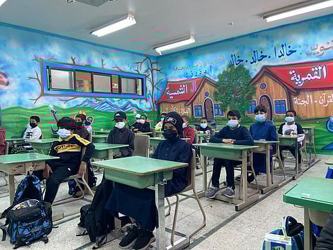 بالصور.. حضور مميز لطلاب مدارس الأفلاج في اليوم الأخير للفصل الدراسي الثاني