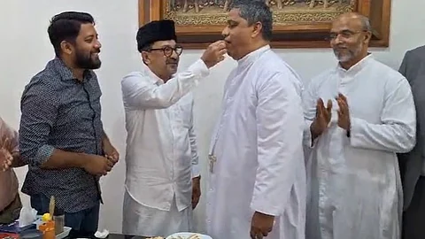 'There should be no rift between communities on the Munambam issue'; Sadiqali Shihab Thangal meets Mar Joseph Pamplani
