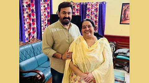 മോഹന്ലാലിനൊപ്പം ഉമ തോമസ്