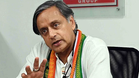 Shashi Tharoor expresses displeasure