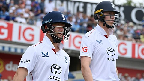 England openers Zak Crawley, Ben Duckett