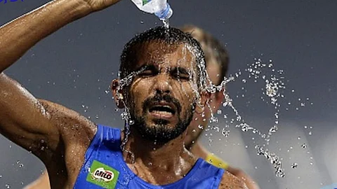 KT Irfan During the Olympics