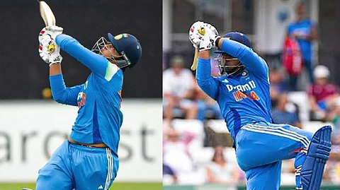 Vaibhav Suryavanshi's batting against England U19 team