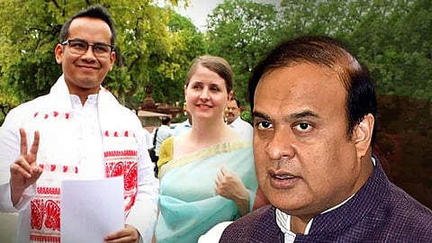 गौरव गोगोई की पत्नी पर पाकिस्तान से संबंधों का आरोप, कांग्रेस ने बताया चरित्र हनन