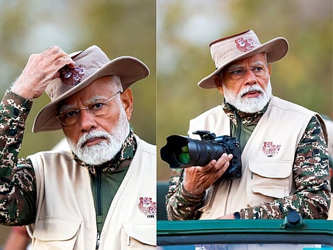 PM Modi ने किया गिर का दौरा, कैमरे में कैद की कमाल की तस्वीरें