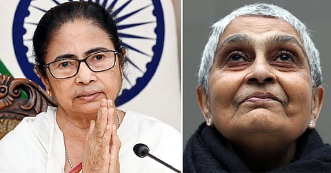 CM Mamata Banerjee & Gayathri Chakraborty Spivak