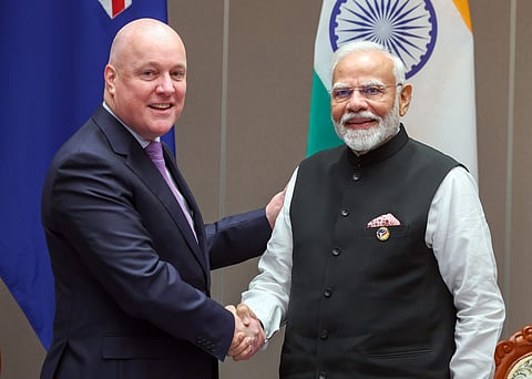 New Zealand के प्रधानमंत्री पहुंचे भारत, PM Modi से करेंगे मुलाकात