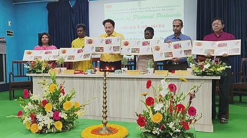पिंगला की कला को मिली पहचान, भारतीय डाक विभाग के पोस्टकार्ड पर सजेंगे पटचित्र