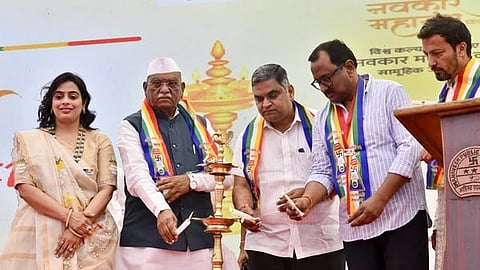 जयपुर में विश्व नवकार मंत्र दिवस के कार्यक्रम में शामिल हुए राज्यपाल बागडे एवं अन्य