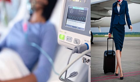 अस्पताल में वेंटिलेटर पर थी एयर होस्टेस, किया गया यौन उत्पीड़न