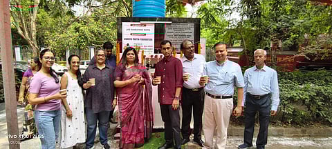 श्री काशी विश्वनाथ सेवा समिति ने जल प्याऊ का उद्घाटन किया