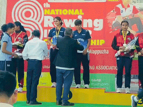 अमृता ने 8वीं इंडोर नेशनल रोइंग चैंपियनशिप में स्वर्ण पदक जीता