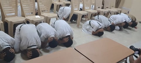 डीपीएस रूबी पार्क में की जा रही मॉक ड्रिल