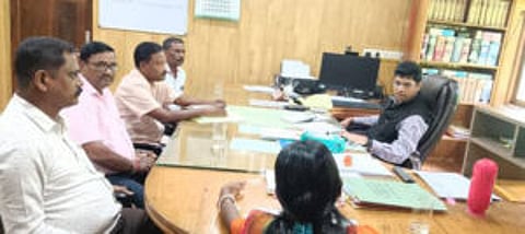 नवनिर्वाचित जिला परिषद अध्यक्ष ने डिगलीपुर के सहायक आयुक्त से की मुलाकात