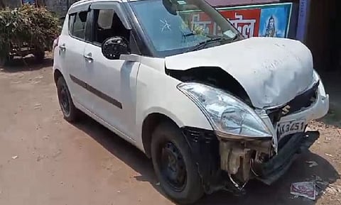 दुर्घटनाग्रस्त कार