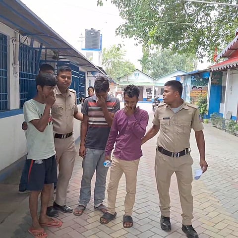 Accused in police custody