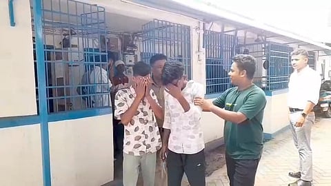 नकली हथियार दिखाकर डकैती की कोशिश, 3 धराए