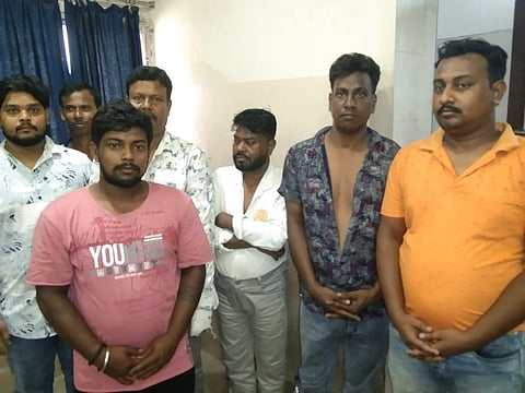 गिरफ्तार अभियुक्तों की तस्वीर