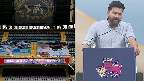 रोहित शर्मा स्टैंड का उद्घाटन