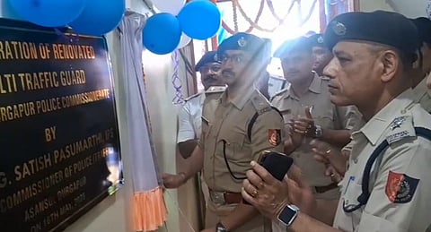 कार्यालय का उद्घाटन करते डीसी ट्रैफिक पीवीजी सतीश