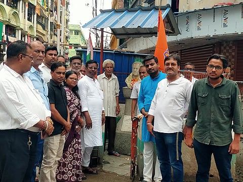 कांग्रेस कार्यकर्ताओं ने दिवंगत प्रधानमंत्री राजीव गांधी को याद किये