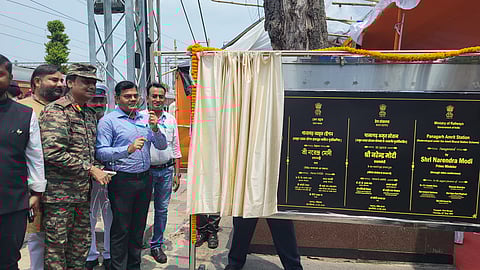 पानागढ़ में अमृत भारत रेलवे स्टेशन योजना के तहत कार्य शुरु