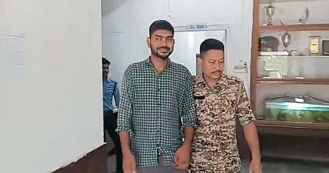 The accused in police custody