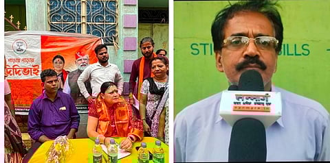 भाजपा विधायक अग्निमित्रा पॉल ने वार्ड 80 में चलाया जन संजोग अभियान