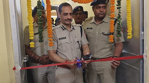 उद्घाटन करते सीपी सुनील कुमार चौधरी