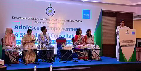 यूनिसेफ की ओर सेआयोजित कार्यक्रम