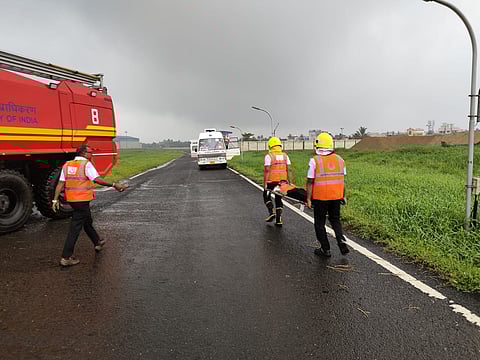 कोलकाता एयरपोर्ट पर मॉक ड्रिल आयोजित