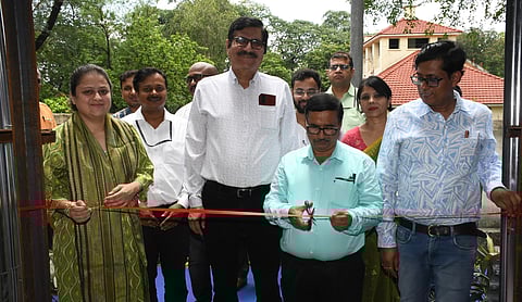 उद्घाटन करते सेल आईएसपी के सीजीएम यूपी सिंह व विजेंदर वीर