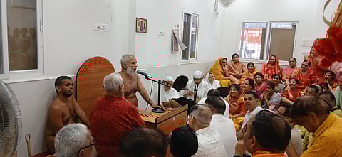 मालदह के श्री चंद्र प्रभु दिगंबर जैन समाज मंदिर पहुंचे श्री प्रमुख सागर जी महाराज